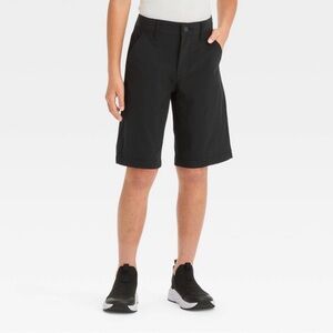 NWT! Boys Cat & Jack Black Quick-Dry Uniform Shorts size 14 Husky